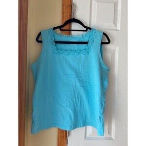 Christopher & Banks Blue Tank Top